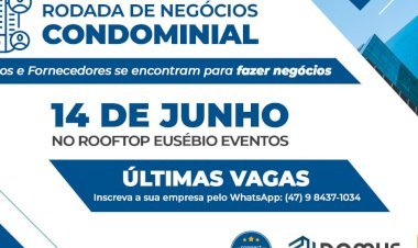 Joinville sedia Rodada de Negócios do Mercado Condominial no dia 14 de junho