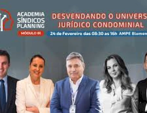 Evento gratuito para Síndicos e Administradoras: conheça a Universo Jurídico Condominial